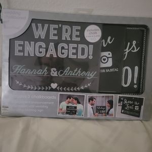 Wedding Chalkboard Set Brand New Bed Bath & Beyond Pearhead